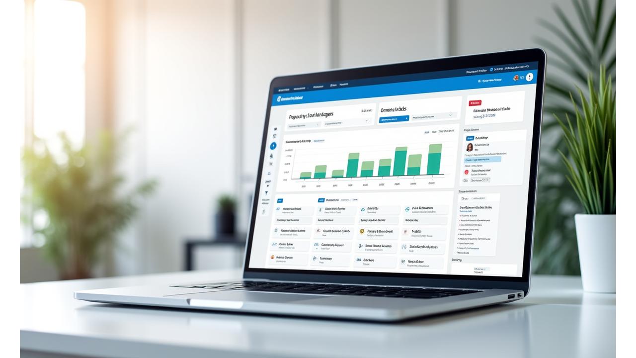 Übersichtliches Dashboard von Kokonn CRM speziell für Agenturen mit Projekt- und Kundeninformationen
