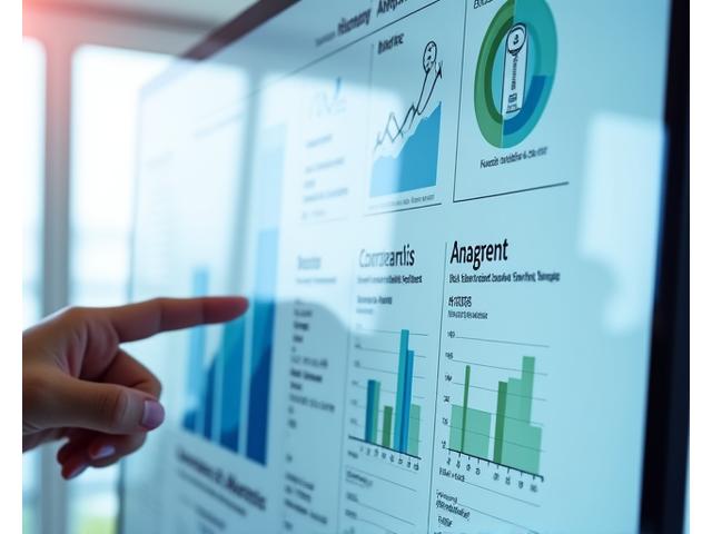 Ein Healthcare Analytics Dashboard mit verschiedenen Diagrammen und Metriken zur Praxis-Auslastung, Behandlungs-Statistiken und Quality-Metrics