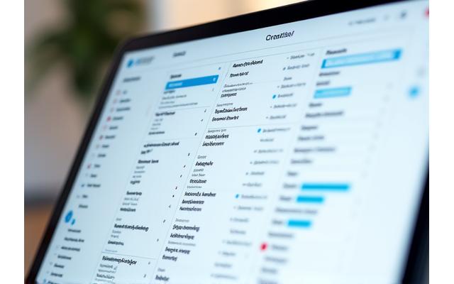 Bildschirm zeigt einen optimierten Workflow für eine Agentur mit spezifischen Aufgaben und Statusanzeigen.