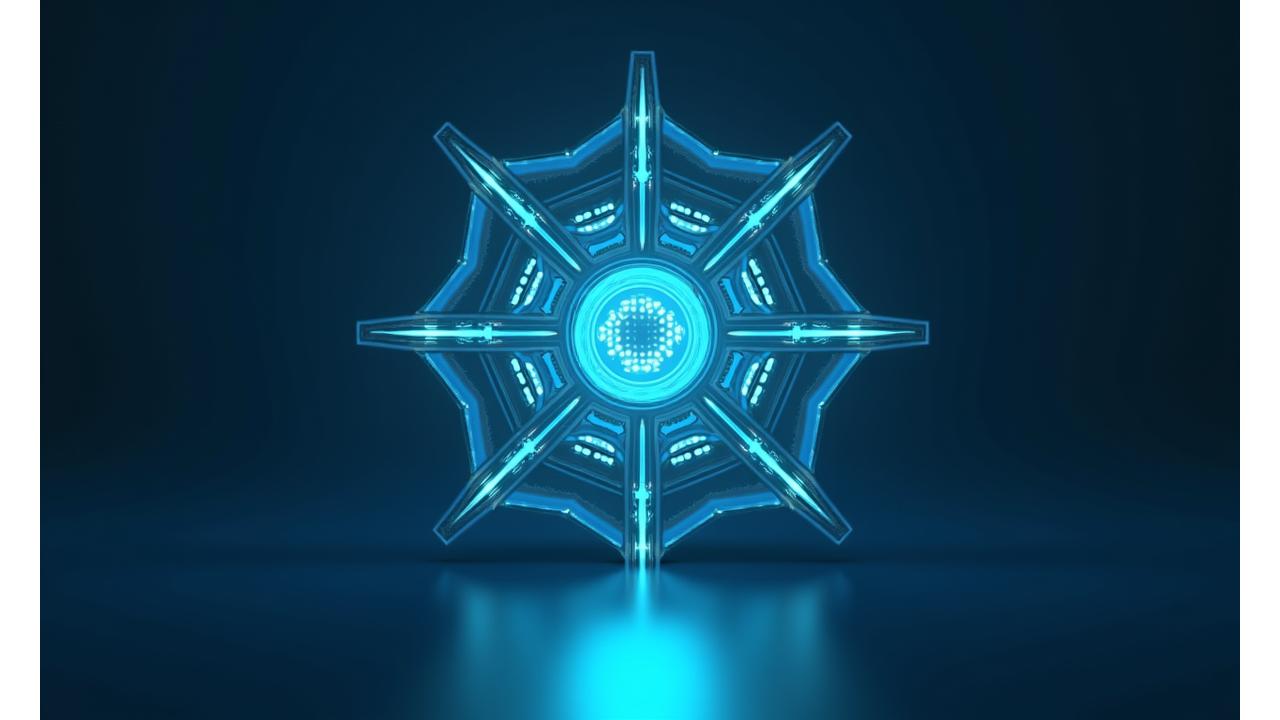 Konzeptbild: Ein digitales Schloss und geschützte Datenpakete, die Sicherheit und Compliance symbolisieren