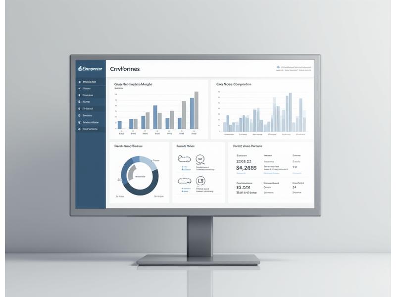 Mockup eines übersichtlichen Vertriebs-Dashboards mit Live-Daten