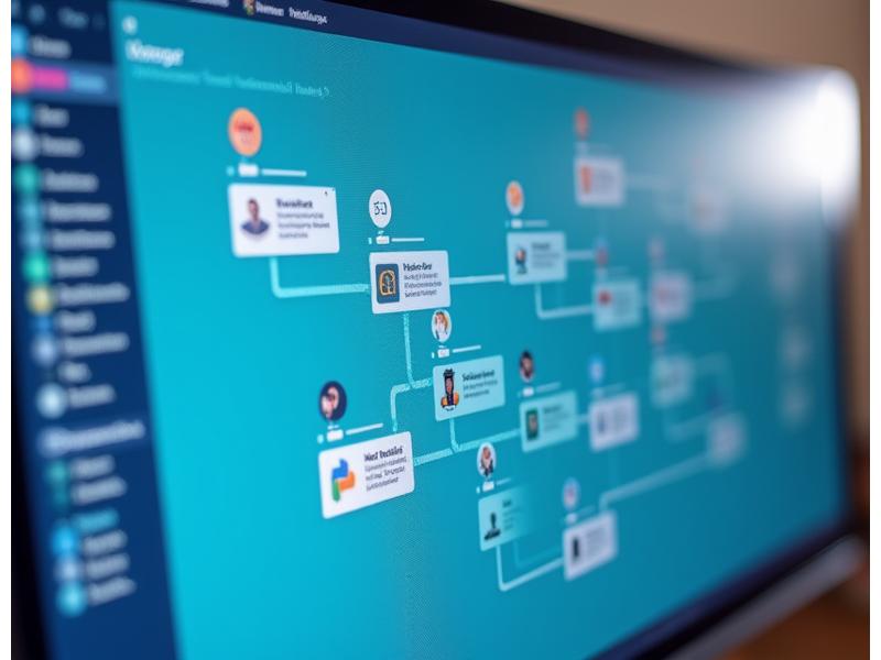 Screenshot des Drag-and-Drop Workflow-Builders von Kokonn CRM